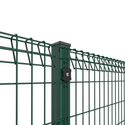 China Easily Assembled China Hot Dipped Galvanized 1.5m High Rolled Top Bending Fence Triangle And Bottom Powder Coated Brc Fencing Panels for sale