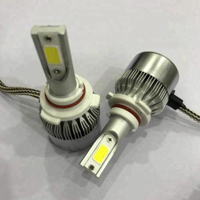 China Aluminum Housing 9005 COB Led Headlight Lamp C6 Light for sale