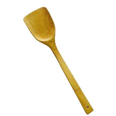 China Nature Bamboo Curved Shovel Chinese Shovel Eco-friendly Sustainable For Cooking for sale