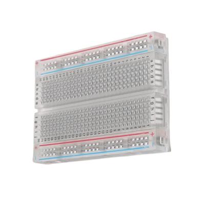 China Education 400 Point Bread Board Solderless Breadboard (Clear) for sale