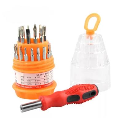 China Education 31 in 1 Aluminum Precision Screwdriver Set Repair Opening Tool Kit for Car Robot for sale