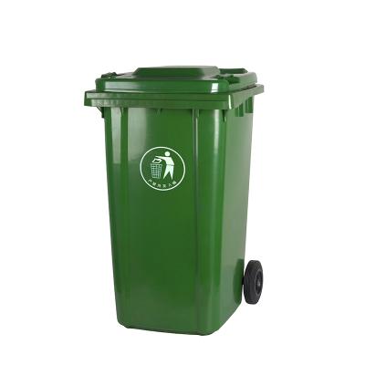 China Sustainable Movable Types 240L Liter Recycle Outdoor Medical Public Plastic Bin for sale