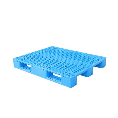 China Corrosion Protection 1.2m Steel Reinforced HDPE Stretching Skids 3 Runners Heavy Duty Plastic Pallet for sale