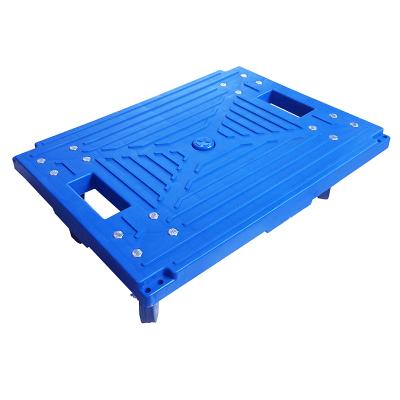 China Plastic Tools 120kg Four Wheels Piece Hand Truck / Turtle Cart Truck For Warehouse for sale