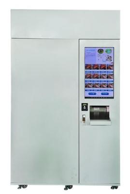 China Microwaveoven Verwarming Warme maaltijden / Pizza Automatische verkoopoplossingen Met bevriezing -21 graden Te koop