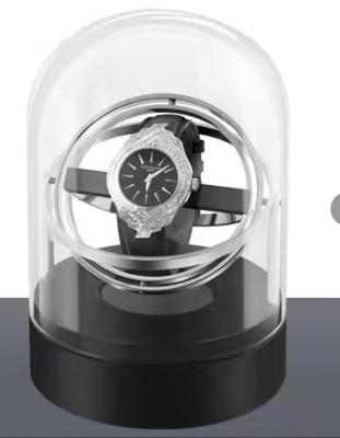 China New Style Glass For Watch Winder Automatic Rotating Watch Winder Single Single Roller Box Design for sale