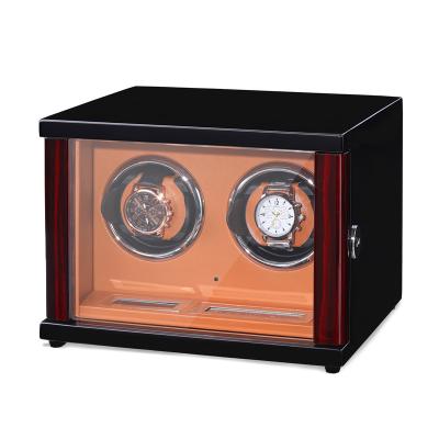 China Eco-friendly Luxury Wooden Box Watch Storage Torque Motors Automatic Watch Winder for sale