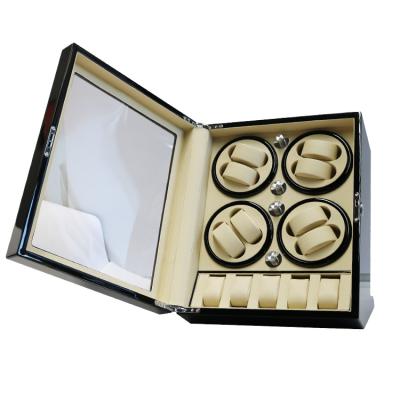 China Eco - Friendly Packaging Luxury Watch Display Winder Box 8+5 Automatic Watch Winder for sale