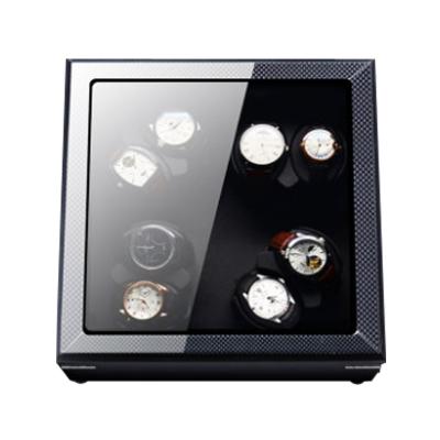 China Eco - Friendly Watch Winder 8 Watches Stand Display Storage Case 8 Watches Fingerprint Winder for sale