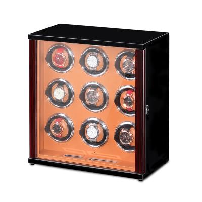 China 2019 Customs Eco - Friendly Clear Watch Winder Window Wooden Watch Shaker for sale