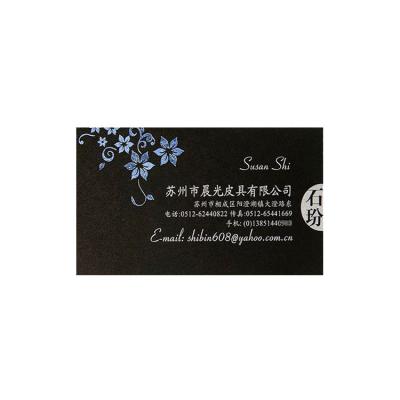 中国 Cheap custom made blue business cards clothing sublimatable size business coated paper greeting aregiving plastic cards 販売のため