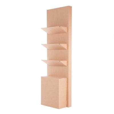 China Custom Cardboard Product Cardboard Display Skin Care Rack With Product Showcase for sale