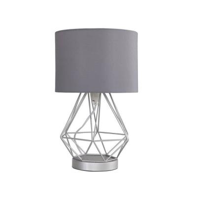 China Simple Modern Metal Wire Table Lamp Desk Light Decoration Lamp Model Home Lighting Living Room Home Touch Table Lamp for sale