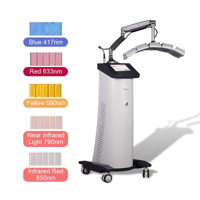 China Pigment Removal 4 Color Led Light Blue Red Yellow Infrared Therapy PDT Machine for sale