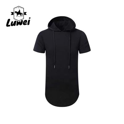 China Over Size Knitted Hip Hop Mens Gym Short Sleeve Streetwear Clothing Blank Long Pullover Men Hoodies & Sweatshirt for sale