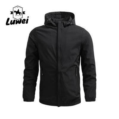 China Lightweight Windproof Full Sleeve Quick Dry Outdoor Utility Shell Men's Hooded Windproof Outdoor Sports Jacket for sale