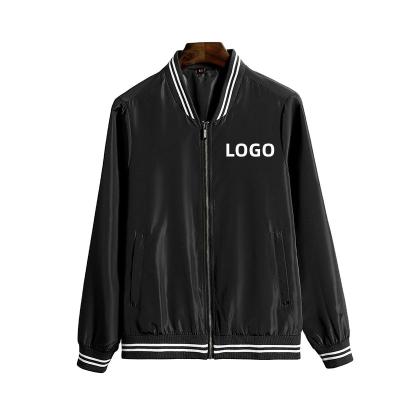 China Custom Logo Spring Autumn Stain Casual Sports Coats Pilot fPlain Winter Men's Loose Big Plus Size Baseball Uniform Bomber Jacket for sale