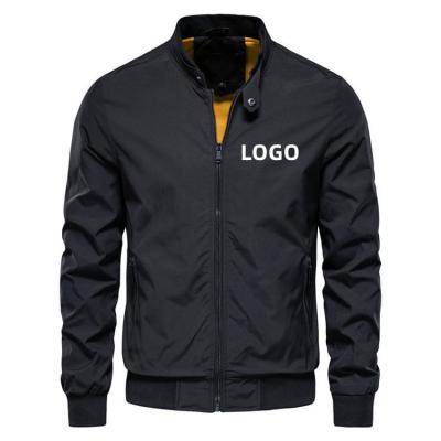 China Custom Hombres New Casual Jacket Men's Spring And Fall Sport Solid Color Coat Men's Fashion Casual Simple Jackets for sale