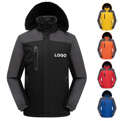 China Plus Size Waterproof Outdoor Jacket Warm Cotton Softshell Windbreaker for sale