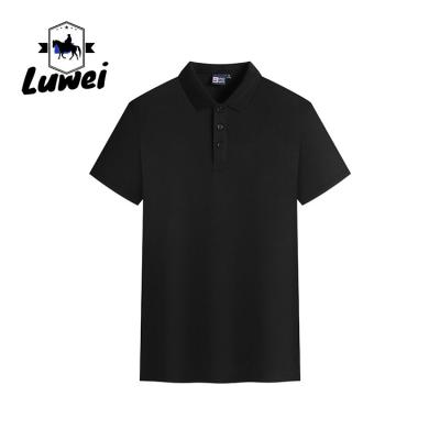 China Broderieren Logo Herren Polo T-Shirts Brust Cardigan Gitter Polyester zu verkaufen