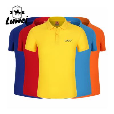 China Casual Mann Baumwolle Polo T-Shirts Sport übergroße Stickerei gestrickt zu verkaufen