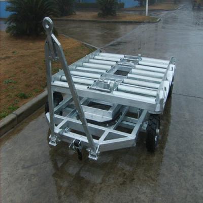 China Dock LD1 or Warf Aviation Container Trolley 1600KGS Aircraft Pallet Cart for sale