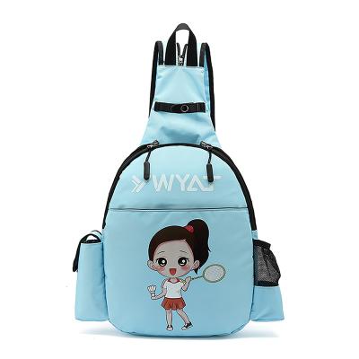 China Factory wholesale custom lightweight beach single/double travel single shoulder tennis racket bag with logos for sale