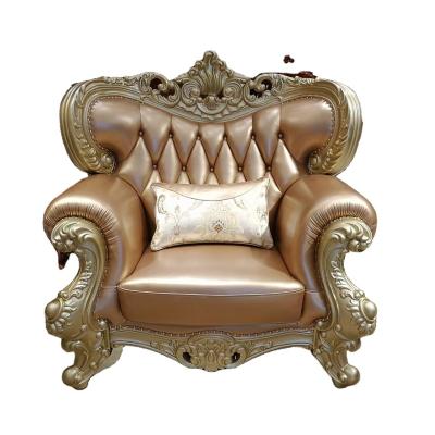 China Adjustable Antique Royal Sofa Furniture Living Room Luxury Sofa (Others) Furniture, Dubai Golden Sofa Design for sale