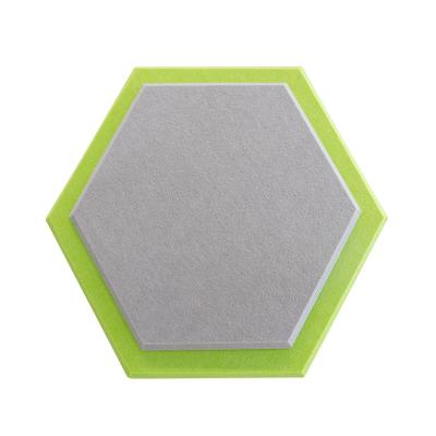 China Modern High Quality Wall Soundproof Acoustic Panels Non-toxic Hexagon Noise Absorbing Hexagon Panels for sale