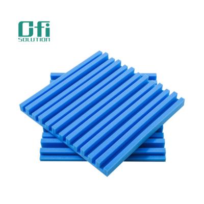 China Highly Effective Sound Absorption Sound Absorbing Foam Acoustic Wall Panel Polyester Acoustic Foam Soundproof Room for sale