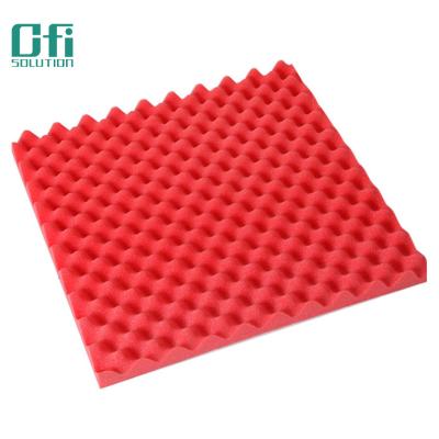 China Highly Effective Sound Absorption Factory Direct Supply Hot sale Foam Fireproof Egg Type Soundproof Room Polyester Fiber for sale