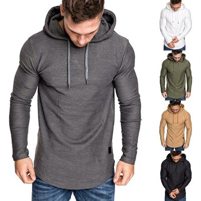 China Hoodie 2022 New Sports Long Sleeve Cotton T-shirt Autumn Fitness Breathable Casual Comfortable Sweatshirt Men's Fashion Streetwear Loose Top for sale