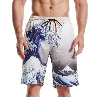 China Sustainable 3D Print Men Swimming Shorts Beach Quick Dry Board Shorts Swimwear Bermuda Surf Summer Sport Breathable Swim Trunks Plus Size for sale