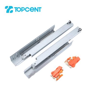 China Cabinets Hardware undermount Drawer Slide Concealed Drawer Slides Wardrobe Hidden Drawer Channel for sale