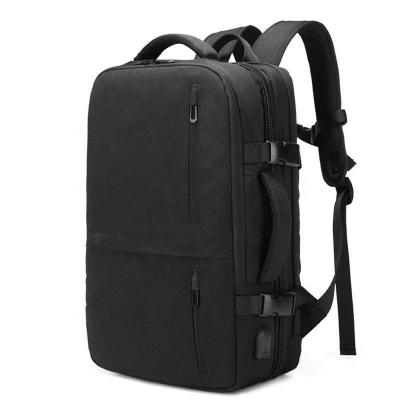 China With Left Expandable 15.6 Inch Laptop Backpack Multifunctional USB Charging Casual Travel Large Capacity Expandable Backpacks for sale