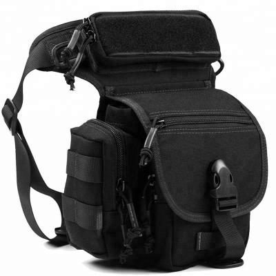 China Military Outdoor Tactical Fanny Thigh Pack Pouch Motorcycle Waist Bag Thermite Versipack Tactical Drop Leg Bag Tool Black Outdoor for sale