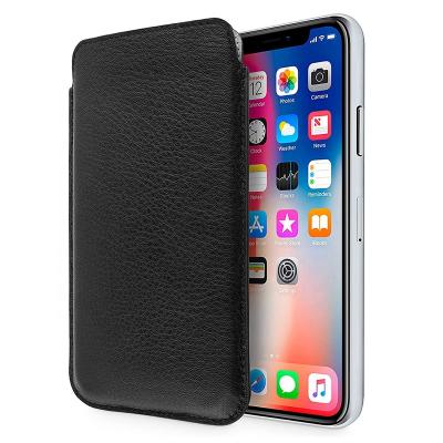 China Protect Your Phone Pouch Wireless Filling Leather Filter Mount For Iphone 12, For Iphone 12 Pouch Leather Case for sale