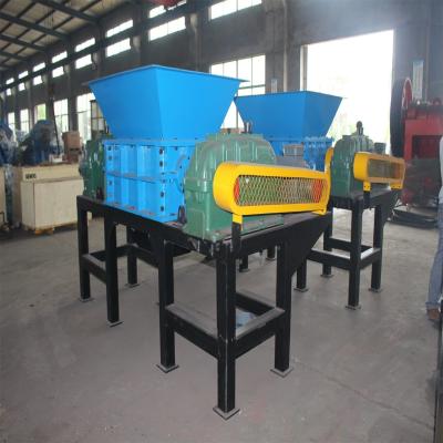 China Small Size Double Shaft Waste Shredder with Alloy steel Knife for sale