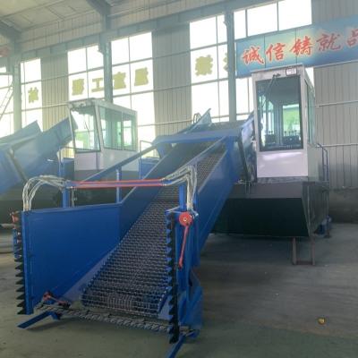 China Automatic Harvester for Seaweed/Lake Garbage/Duckweed/Water Hyacinth/Aquatic Plants/River Garbage for sale