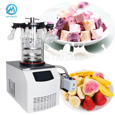 China Medicine Curing Mini-freeze-dryer programmable science wolfberry freeze drier machine for vials for sale