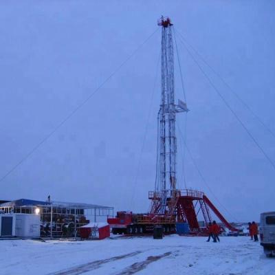 China Construction worksÂ   4000m XJ850HP ZJ40 API Oil and Gas Truck Well Mounted Mobile Drilling Rig Work Above Drilling Rig for sale