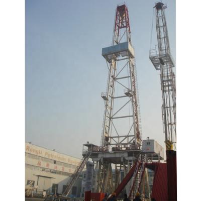 China ZJ20 Oil Well Substructure Large Height 4.5m Workover Rig for sale