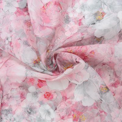 China Organic Density 90*88 Thread Count 80S*80S Digital Printing Flower 100% Cotton Fabric For Women Clothing for sale