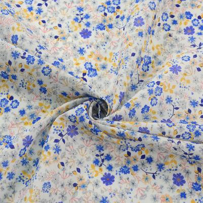 China 60s*60s organic printed custom floral designs fashions cotton fabric for women clothes for sale