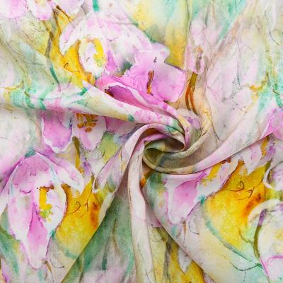 China Organic Custom Textile Digital Printing Fabric Rayon Viscous Safa Fabric For Women Garment for sale