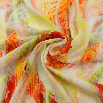 China Organic printed custom premium floral designs rayon satin fabric for women clothes for sale