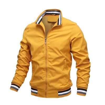 China DuffleCustomized Lougou Manufacturer Direct Selling Breathable Spring And Fall Sports Solid Color Jacket Men Wear for sale