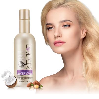 China Loveplex Brass Free Moisturizing Hair Shampoo Replenishing Sulfate and Silicone Free Daily Purple Blonde Shampoo for sale