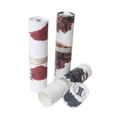 China Hot Selling Materials Factory Wholesale Recycled Food Grade Kraft Paper Tube Tea Paper Packaging Tube for sale