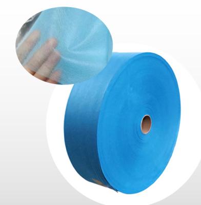 China Waterproof PP Spunbond Nonwoven Fabric Roll For Disposable Head Cover Foot Cover for sale